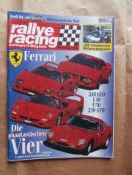 rallye racing 12/1996 Ferrari 288GTo,F40,F50,250GTO,Nissan Skyli
