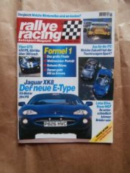 rallye racing 11/1996 Jaguar XK8, Lutus Elise vs. MGF,Viper GTS