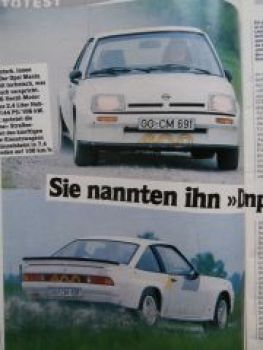 deutsche automobil revue 9/1982 Austin Metro HLE,Opel Manta 400