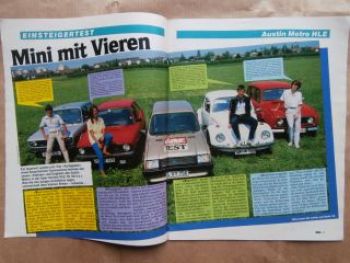 deutsche automobil revue 9/1982 Austin Metro HLE,Opel Manta 400