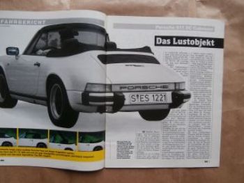 deutsche automobil revue 10/1982 Porsche 911 Cabrio,Opel Corsa A