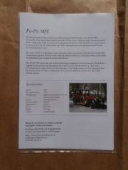 Pic-Pic MIV Coupé Gangloff 1914 Oldtimer