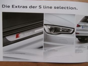 Audi A3,Q3,Q5 S line selection Juli 2014 Prospekt
