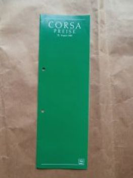 Opel Corsa A +GSi 22.August 1988