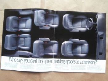 Oldsmobile 1990 Silhouette Brochure Katalog Prospekt USA