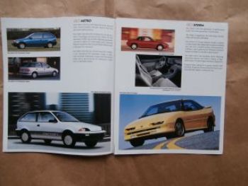 Geo 1990 Storm Prizm Metro Tracker Brochure July 1989