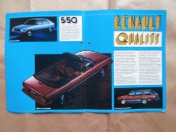 Renault for 1986 Encore Alliance +Convertible +Sportwagon