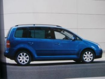 VW Touran +Highline Typ 1T1 Prospekt Mai 2004 +Preisliste