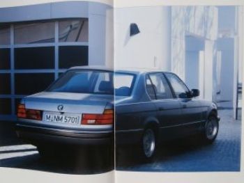 BMW 730i 735i 735iL E32 September 1991 Prospekt