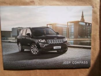 Jeep Compass CRD 4x2 4x4 Prospekt Juli 2013 NEU