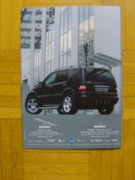 Brabus Mercedes Benz M-Klasse Tuning Prospekt 8/2004