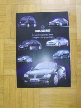 Brabus Mercedes-Benz Gesamtprogramm 2002 A4 Info