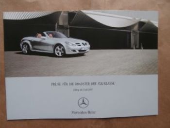 Mercedes Benz SLK-Klasse R171 2.Juli 2007 NEU