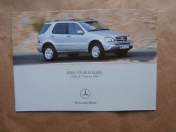 Mercedes Benz M-Klasse W163 9.Februar 2004