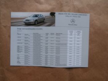 Mercedes Benz C-Klasse Limousinen W203 9.Februar 2004