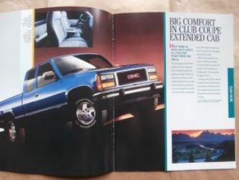 GMC Truck 1992 Sierra SL SLX XLE ST Brochure