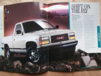 GMC Truck 1992 Sierra SL SLX XLE ST Brochure