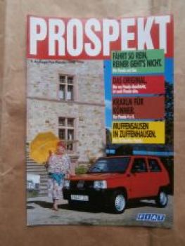 Fiat Panda 1990 Prospekt +kat + 4x4 750L 1000