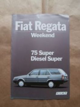 Fiat Regata Weekend 75 Super +Diesel März 1985