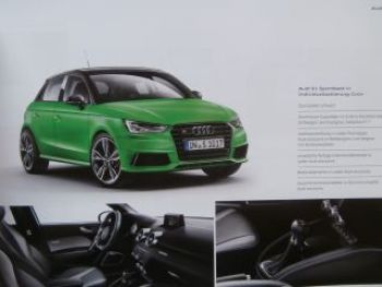 Audi S1 +Sportback Typ 8X März 2014 NEU Rarität