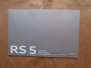 Audi RS 5 Coupé Cabriolet 4.August 2014 NEU