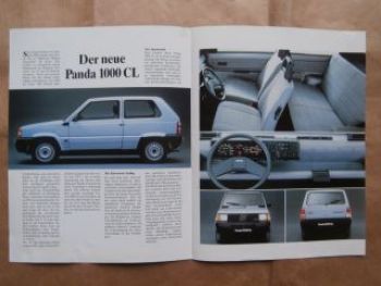 Fiat Panda 1000CL Nachdruck 2/1986 Testbericht