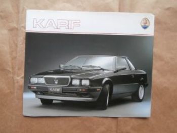 Maserati Karif Prospekt Deutsche Augabe Rarität