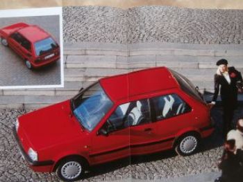Nissan Micra Typ K10 Prospekt Februar 1989 Rarität