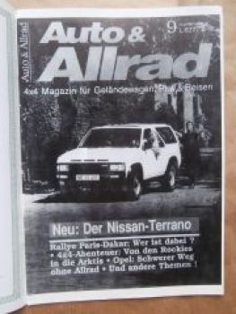 Nissan Terrano Pressereport Prospekt