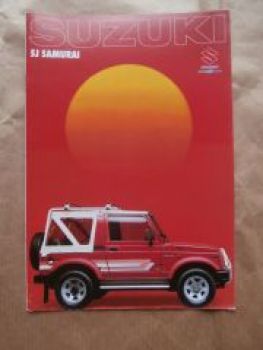 Suzuki SJ Samurai Prospekt 1989 Rarität