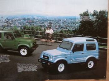 Suzuki SJ Samurai Prospekt 1989 Rarität
