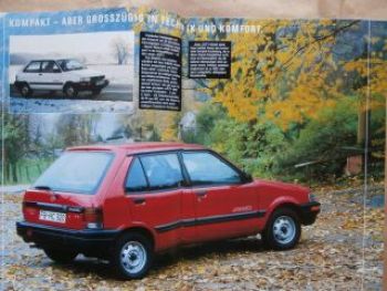 Subaru Justy Allrad 1000/1200 Typ KAD Januar 1989