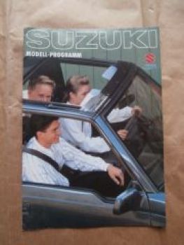 Suzuki Modell Prgoramm März 1990 Prospekt