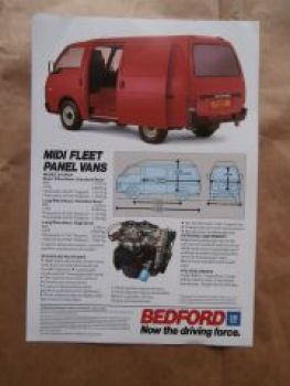GMB Bedford Midi Fleet UK Englischer Rechtslenker Prospekt