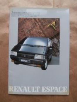 Renault Espace GTS TEXE injection 2000-1 injection Prospekt