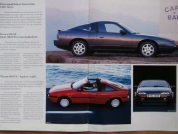 Nissan Modellprogramm "92 ARC-X, Maxima,200SX 100NX,Micra