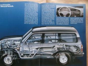 Toyota LandCruiser Prospekt Typ J8 Mai 1990