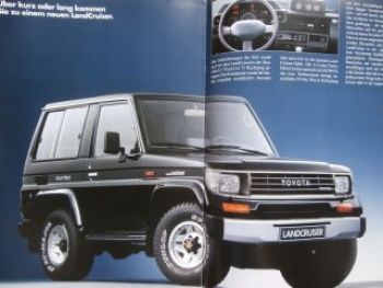 Toyota LandCruiser Prospekt Typ J8 Mai 1990