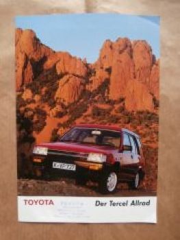 Toyota Tercel Allrad Prospekt August 1985 Rarität