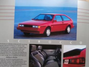 VW Wolfsburg Edition Sonderprospekt Cabriolet Scirocco Vanagon T