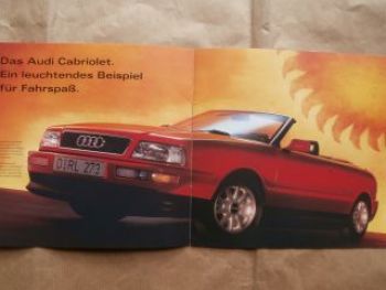 Audi Cabriolet Sonnenschutzfaktor 2.8E 2.6E 2.0E Februar 1995