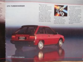Dodge Conquest Colt Vista Ram50 1986 USA Brochure