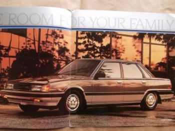 Toyota Camry Prospekt USA Großformat Januar 1986