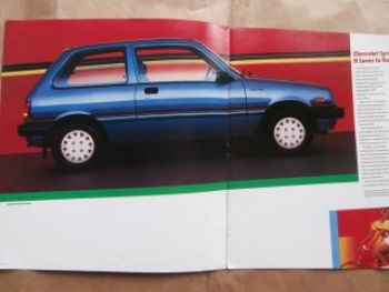 Chevrolet Sprint Coupé Sedan Großformat August 1985 USA