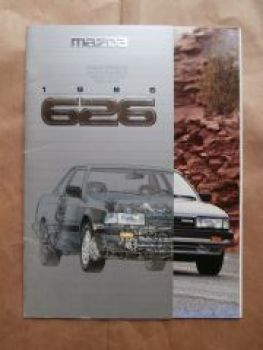 Mazda 626 Carbrochure 1986 USA Coupé Sedan Tour.Sedan