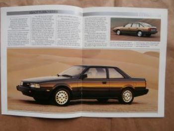 Mazda 626 Carbrochure 1986 USA Coupé Sedan Tour.Sedan