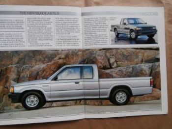 Mazda B2000 1986 Carbrochure USA Prospekt Katalog