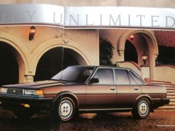 Toyota Cressida Typ X6K Brochure August 1985 Rarität