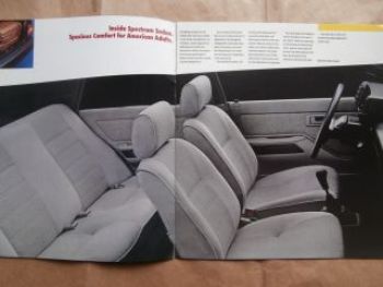 Chevrolet Spectrum Sedan Coupé Carbrochure 1986 USA