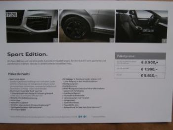 Audi Q7 Ausstattungspakete Prospekt Juli 2014 Rarität NEU
